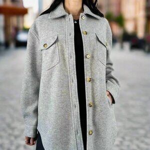 Jackson Rowe Shacket - XS - Grey (Oversized fit)